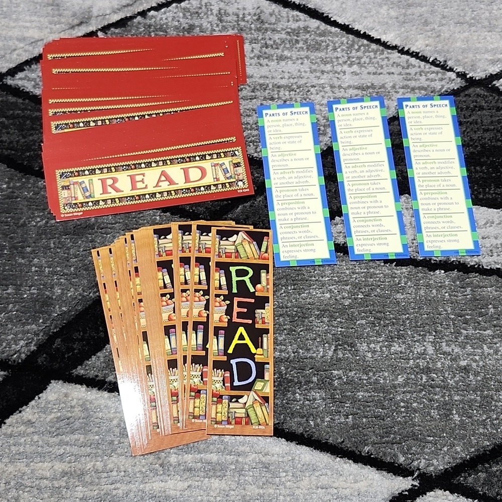 SUSAN WINGET READ UV COATED 61 PIECE BOOKMARKS BUNDLE
